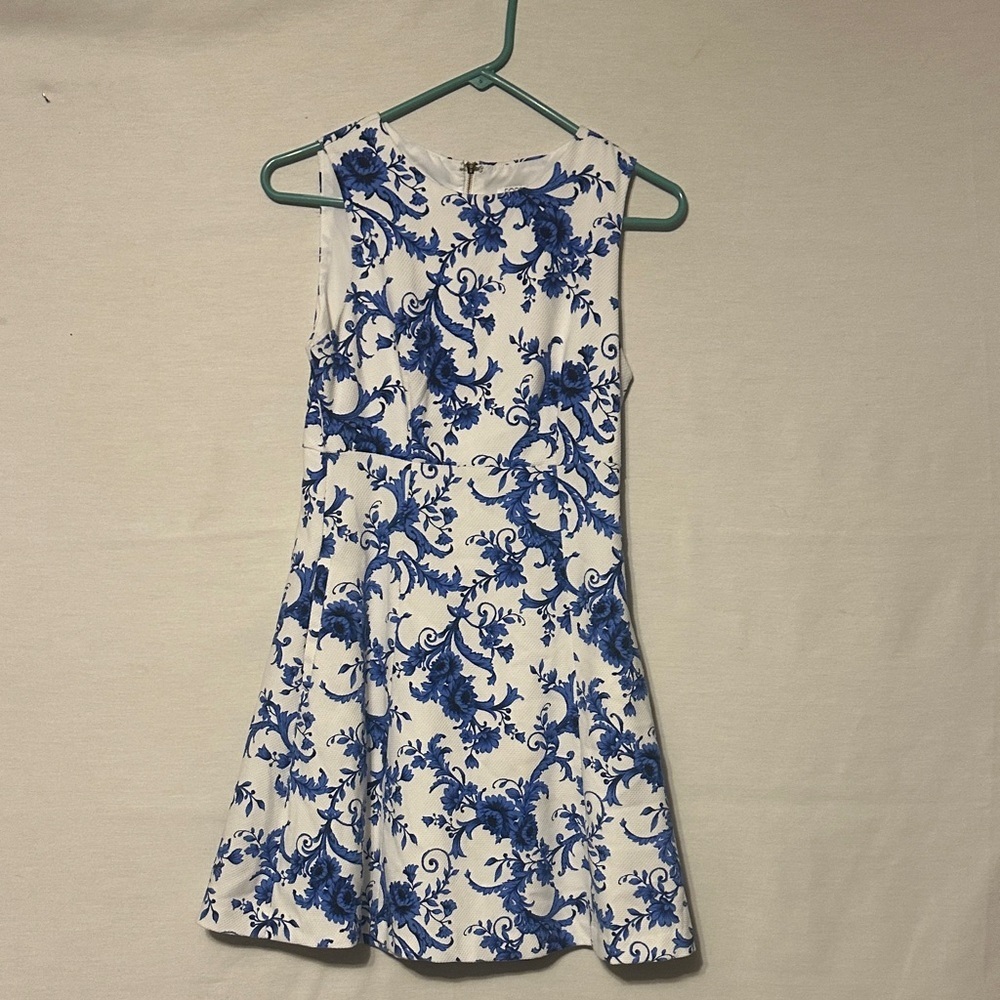 Forever 21 Dress with Blue Floral Design